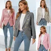 Women's Suits Women's Slim Thousand Bird Check Small Coat European And American Cross-border Foreign Trade Suit