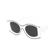 Sonnenbrille Ovaler Rahmen Damen Herren Graue Linse UV400 Augenschutz Mädchen Sexy Damen Mode Outdoor BrillenSonnenbrillen