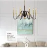 Pendant Lamps Copper Chandelier Art Post-modern Living Room Dining Bedroom Color Candle