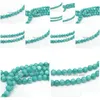 Stone 8Mm Wholesale 4 6 8 10 12Mm Natural Blue Amazonite Round Loose Jewelry Beads Agat 15 Diy Drop Delivery 202 Dhteh