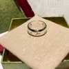 Kadın Band Rings Tasarımcı Moda Gole G Alyans Lüks Takı Kadın Erkekler Hediye GGITY 454544