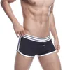 Men's Shorts NEW Cotton Short Men's Solid Pyjama Tracksuit Home Casual Trunks Underpants hombre U Bag Shorts Soft for Man W0327