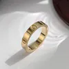 4/5 / 6mm Bague amour alliances pour hommes femmes couples luxe classique bande argent or rose bagues bijoux avec diamants mode rue décontractée avec boîte rouge