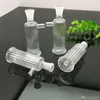 Narguilés Mini filtre en verre rayé Bongs en verre en gros Brûleur à mazout Conduites d'eau en verre Plates-formes pétrolières