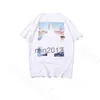 Couleurs de confort pour hommes t-shirts Mode Tops Sports Summer Designer Ofs Blanc Luxe Coton Lâche Casual Manches Courtes