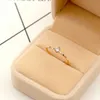 Anéis de banda 2022 novo titanuim aço rosa cor de ouro anel de cristal cz para mulheres casal anéis de dedo casamento tamanho 310 kk0052 z0327