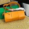 Crossbody Bag Shopping Shoulder Bags Patchwork Knitting Underarm Women Handbag Purse Handbags Genuine Leather Plain Hobo Pouch Removable straps