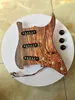 Mettre à niveau SSS Pickguard en bois préwiré Pickguard Set Multifonction interrupteur Black SD Singel Coil Pickup