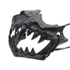 Maschere per feste Punk Gotico Resina COS Dragon God Tiger Yasha Nue Fancy Dress Maschera per feste Halloween Giappone Kurado Anime Costume bidimensionale 230327