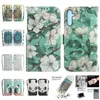 3D Flower Leather Wallet Actions لـ Samsung A34 5G A54 A04E A24 4G Motorola Moto G73 G13 G23 G53 E13 Tiger Animal Cartoon Cat Panda Leopard Card Cover Cover Pouch