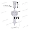 기타 의류 Mr. Hip Hop Jewelry Central Cee Matching Letter T Trapstar Pendant T230327