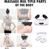 Massager Neck Pillowws Électrique Pulse Cou Et Dos Masseur Chauffage Infrarouge Lointain Outil Analgésique Pour Les Soins De Santé Et La Relaxation 230327