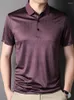 Polos pour hommes 2023 T-shirt à manches courtes pour hommes Chemise décontractée à col polo Mode d'été Grand Respirant