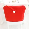 Christmas Decorations 1Pc Chair Cover Decoracion Navidad Hat For Home Dinner Table Year Xmas DIY Cap