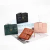 Wallets Luxury Brand Wallet Women Card Holder Women and Men Genuine Leather Wallets Ultra-thin Bifold Unisex Credit ID Card Short Purse G230327