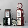 Other Home Decor Antique Classical Model Retro Vintage Wrought Metal Crafts for Decoration or Birthday Gift American Old Gas Pump 230327