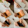 Wallets Genuine Leather Designer Wallet Fashion Money Bag Cell Phone Pocket Ladies Luxury Short and Long Purse G230327