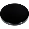 Other Home Decor Wholesale Black Crystal Mirror With Holder Natural Obsidian Quartz Stone Circular Slice Slab er 230327