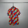 2 LUXUS-Designer-Hemden für Herren, modisch, Tiger-Buchstabe V, Seiden-Bowlinghemd, Freizeithemden, Herren-Slim-Fit-Kurzarm-Kleiderhemd M-3XL#102