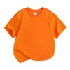 T-shirts 2-8T enfant en bas âge enfant bébé garçons filles vêtements été coton t-shirt à manches courtes solide t-shirt enfants haut infantile tenue 230327