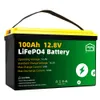 NOUVEAU 12V 200AH 50AH 24V 100AH Lifepo4 Batterie Pack Lithium Fer Phosphate Batteri Intégré BMS Solaire Moto Véhicule Électrique