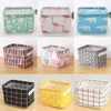 Boîtes De Rangement Poubelles Boîte De Rangement Pliable Dortoir Articles Divers Boîte De Rangement Ménage Coton Lin Tissu Panier De Rangement De Bureau Cosmétique Organisateur P230324