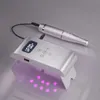 Nail Art Equipment 3 in 1 Nail Drill Machine 35000 RPM Wireless Rechargeable Manicure Machine for Polisher Pedicure Electric Drill With Nail Dryer 230325