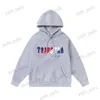 Men's Hoodies Sweatshirts Trapstar Rainbow Gradient Letter Cartoon Tiger Head Embroidery Hoodie Tie Leggings Sportswear Set T230327