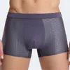 Slip Sous-Vêtements Hommes Boxers Hommes Marque Sexy Hommes Sous-Vêtements U Convex boxer court doux De Luxe Respirant Ceinture Shorts Modal 230327