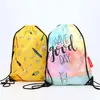 Sublimationsrohlinge Blank Dstring Rucksack Cinch Taschen Kinder Nylon D String Pack für DIY Drop Lieferung 202 Dh4O9