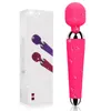 Vibromasseurs Vibromasseurs clitoris puissants Recharge USB Baguette magique 20 Fréquence AV Vibromasseur Masseur Bien-être sexuel Sex Toys érotiques pour femmes 230327