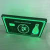 Rechargeable wine bar American Express Amex LED Bottle Presenter Champagne Glorifier Display VIP Service Tray For Lounge Bar Night club ss0327