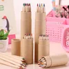 hot colored Lead Color drawing pencil wood Colour Pencils Sets of 12 colour kids colored drawing pencils children