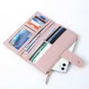 Wallets Women's Wallet Zipper Hasp cute wallet Student Small PU Wallet Coin Purse Fashion Women Card Holder Lovely Money Bag G230327