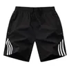 Men's Shorts Summer Men Casual Shorts Striped Mens Sportswear Short Sweatpants Jogger Male Qicky Dry Boardshorts 230327