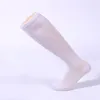 Sportsokken mannen vrouwen compressie reisdruk circulatie anti-vette knie hoge sok universitaire magische kousen 1 lot / 3pairs