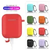 Akcesoria zestawu słuchawkowego Soft silikonowe ochronę dla Apple AirPods słuchawki 1 2 Case Air Pods Akcesoria słuchawkowe AirPod 2 1 Case With Buckle PP Pacakge DHL Wysyłka