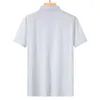 Herrpolos 8xl 7xl 6xl 2023 Summer Högkvalitativ T -shirt för män Kläder Löst herrskjorta med Pocket Business Chemise Homme