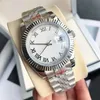 Reloj de cristal de zafiro Azul Negro Blanco Automático Mecánico 41MM esfera de diamante datejust Banda de ostras inoxidable montre homme Relojes luminosos a prueba de agua