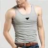 Herren-T-Shirt, Designer-Herren-Pratt-Hemd, Modedesigner-Herren-Polo-T-Shirt, Tank-Top, Sommer-Baumwolle, Rundhalsausschnitt, ärmelloses Tank-Top, Marken-Herren-Tanktop mit festem, lockerem Boden