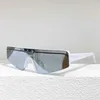 2024 Nouveau concepteur de luxe de haute qualité B Plaque à cadre étroit personnalisé Ins Small White Cat's Eye Sunglasses BB0003