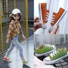 First Walkers Brand Kids Canvas Sneakers for Toddler Sport Shoes Natual Fashion Children Flats Boys Girls Roafers 230325