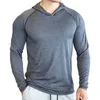 DIY T -Shirt Autumn Gym Men Nasual Long Long Slim Ops ees مرنة -قميص الرياضة اللياقة البدنية التنفس السريع جاف جاف y2303