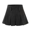 Jupes Vintage college style sexy taille haute rayé jupe plissée femme slim fit kawaii courte mini jupe pour fille printemps Automne 230327