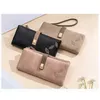 Wallets MOONBIFFY Women Soft Leather Wallet Passport Holder Zipper Cell Phone Pocket Large Capacity Purse Female Long Clutch G230327