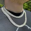 14 mm Moissanite Chain Custom Hip Hop Jewelry VVS1 Moissanite Iced Out Cuban Link Chain 925 Silver Diamond Moissanite Cubaanse ketting