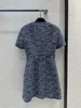 Skirtskorts Designerchan 2023 Lente zomerjurken voor vrouwen OOTD Nieuwe sexy jurken Dinner jurk dames ccc tweed jas mode zomer rok krjn