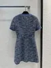 Urban Sexy Dresses Designer Chan 2023 Spring Summer Dresses For Women New Sexy Dinner Dress Ladies Tweed Coat Fashion Kirt Top-klass