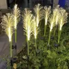 Solar Reed Lights Garden Light Waterproof Outdoor Fiber Lawn Lamp Yard Landscape Lamps