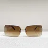 2024 Designer de luxe au large des créateurs de luxe Nouveaux lunettes de soleil pour hommes et femmes hors carré de mode même taille sans cadre